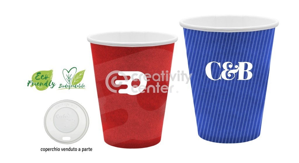 Bicchiere Carta PLA 6 Oz -Acqua