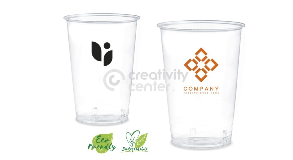 Bicchiere Bioplastica PLA 400 ml