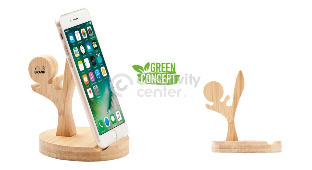 Supporto in legno per telefono