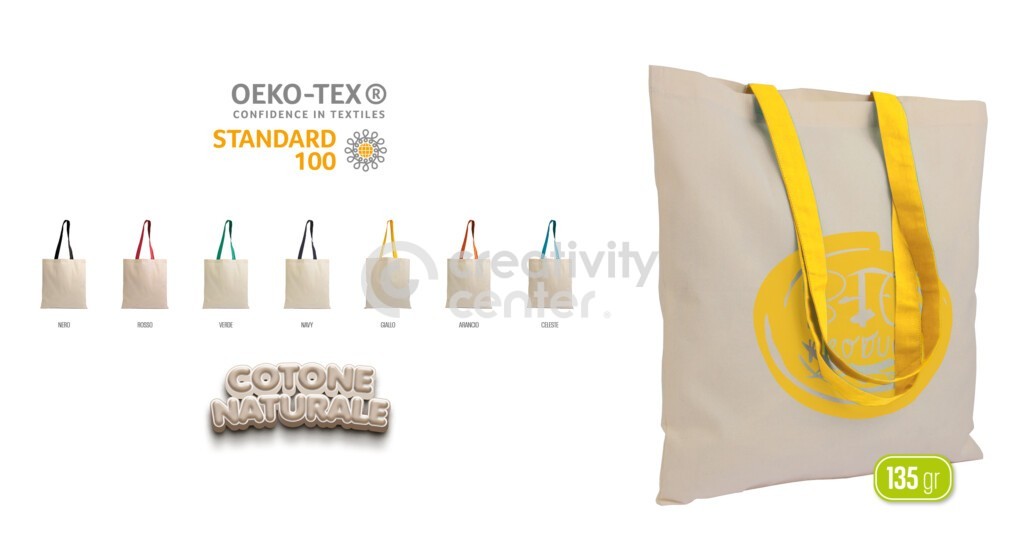 Shopper cotone bicolor