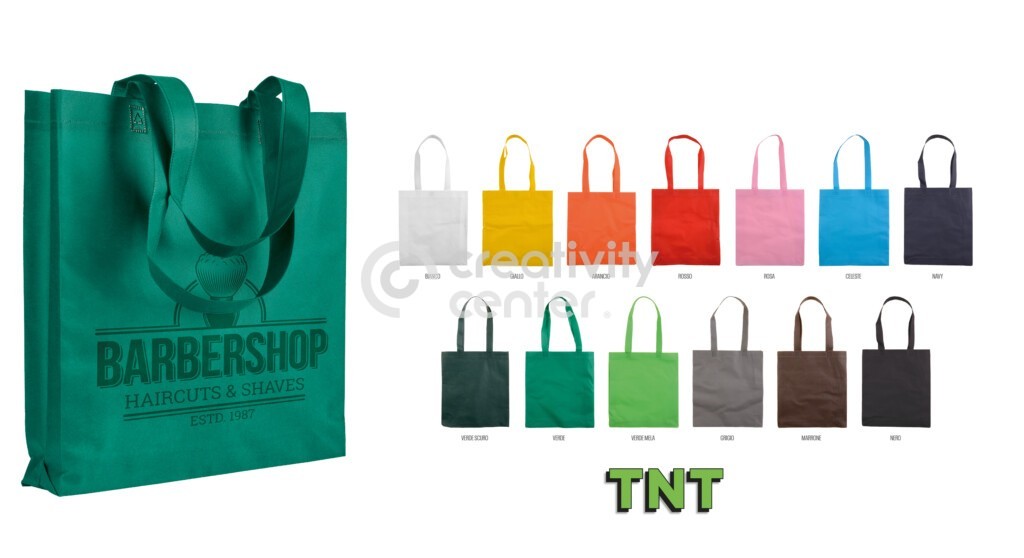 Shopper TNT con soffietto