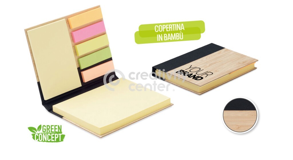 Blocchetto adesivo 3 pezzi