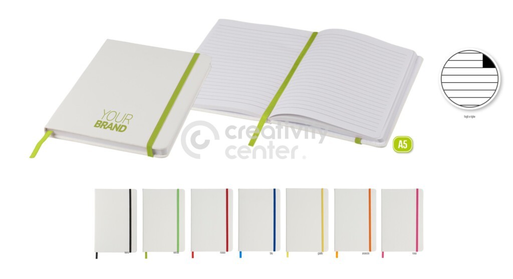 Notebook A5 bianco
