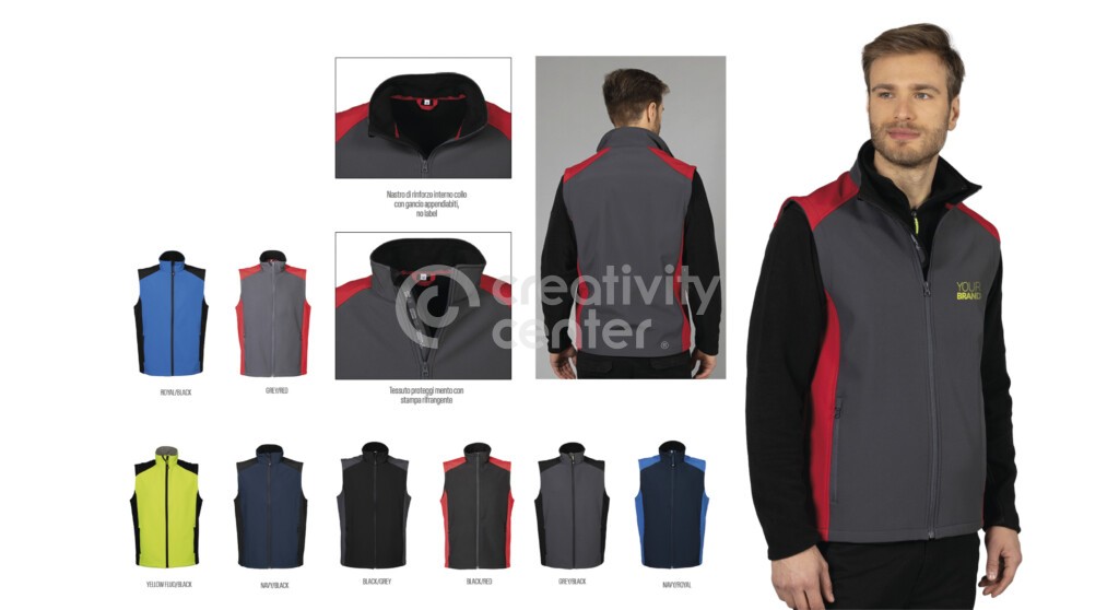 Gilet Softshell Bicolor