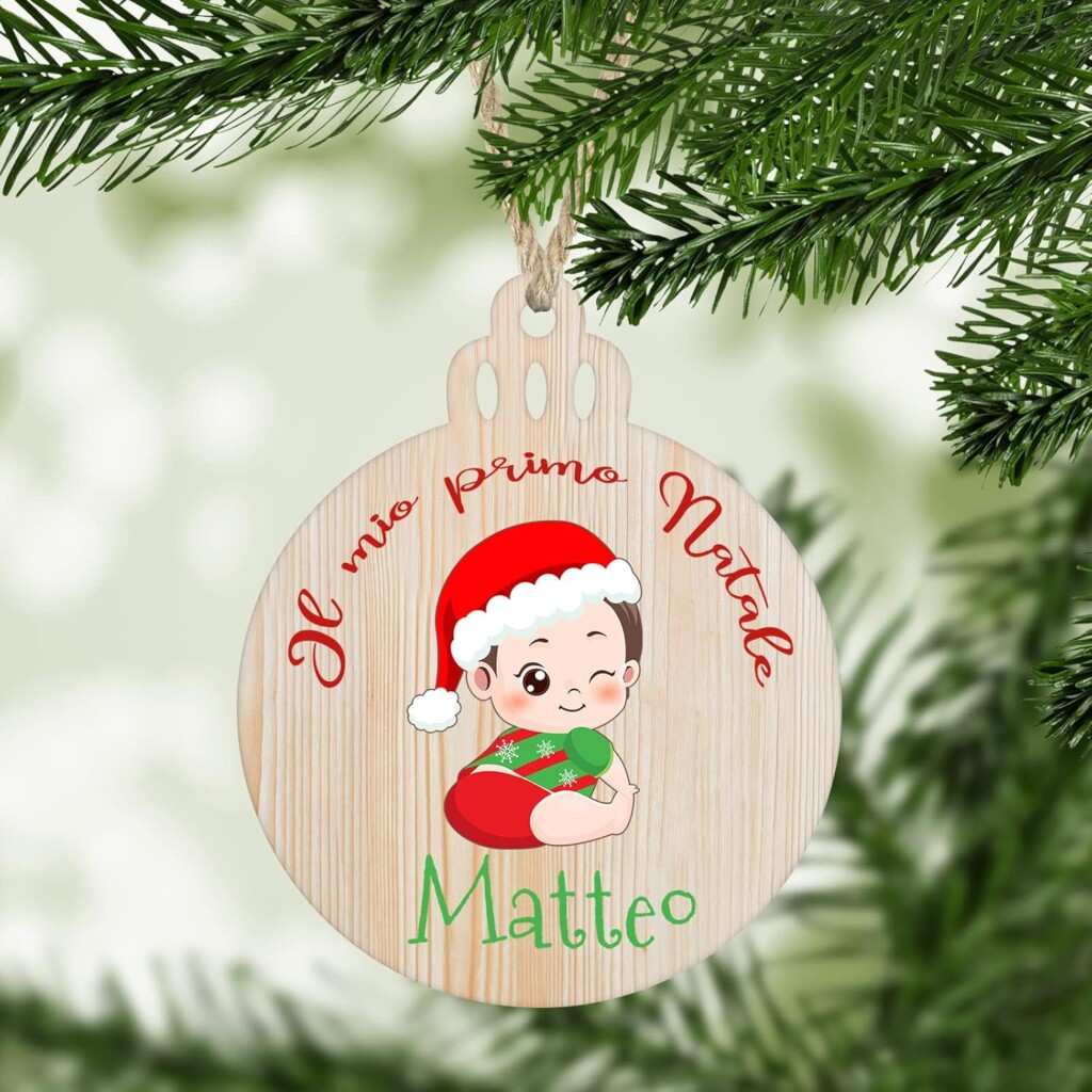 Pallina Natale Legno CMYK - EXPRESS - immagine 5