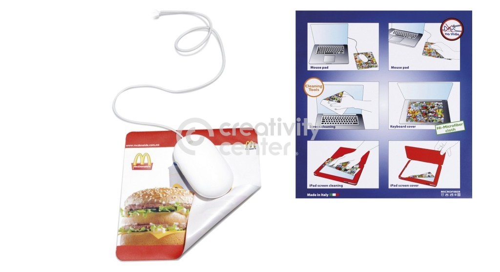 Mouse Pad Microfibra