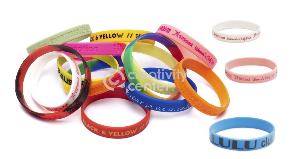 Bracciale silicone inciso