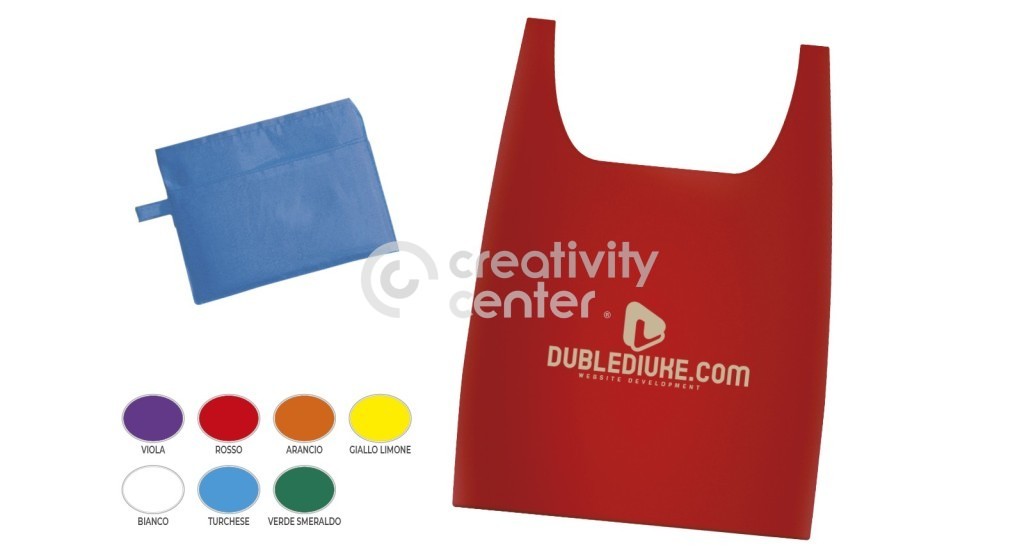Borsa nylon richiudibile